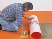 Proto by měly být používány dřevotřískové nebo lisované desky, které jsou impregnované proti nasákavosti. Desky je v zásadě možno používat jako podklad na stěně i na podlaze.