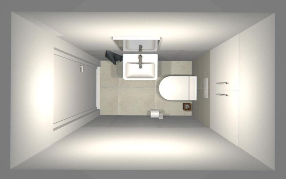 08 _ návrh riešenia kúpeľní v štandardnom vybavení výška obkladu v samostatnom WC _ 1 200 mm VARIANT B kombinácia