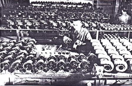40. léta 1947: zvýšení výroby si vyžádalo
