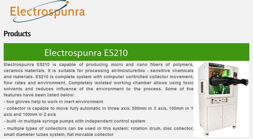 Electrospunra (Čína) Laboratorní