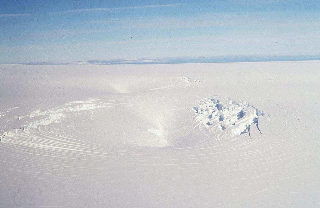 Odbočka - pár slov o hydrologii ledovce Subglaciální jezera (v oblastech s anomálním tepelným výnosem z nitra Země): Antarktida Vostok, Island Grimsvotn Schopnost fyziků