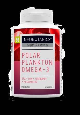 omega-3 fosfolipidy cholin astaxanthin OMEGA-3 MASTNÉ KYSELINY EPA a DHA FOSFOLIPIDY CHOLIN ASTAXANTHIN POLAR PLANKTON OMEGA-3 olej obsahuje přirozeně: EPA a DHA přispívají k normální činnosti srdce¹.