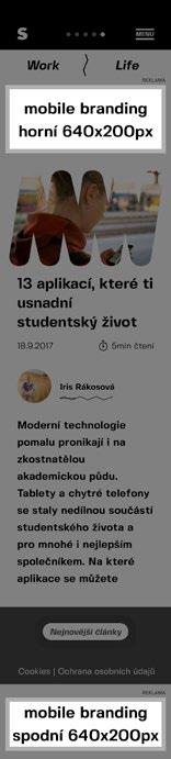 CENÍK WEB STUDENTA Studenta.