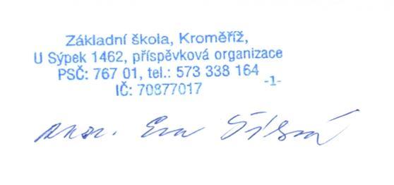 10. Závěrečná ustanovení Školní řád vychází ze Zákona č. 561/2004 Sb., o předškolním, základním, středním, vyšším odborném a jiném vzdělávání, ve znění pozdějších předpisů a Vyhlášky č. 48/2005 Sb.