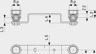 Viega Smartpress L6 L6 MONTÁŽNÍ JEDNOTKY Viega Smartpress- montážní jednotka - pozinkovaná ocel model 6724 artikl d Rp rozměr Z1 Z2 L1 L2 L3 L4 L5 L6 730 130 16 ⅜ 120 33 5 47 16 14 18 25 40 730 147