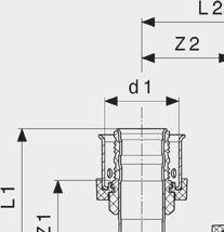 Viega Smartpress L6 L6 T-KUSY Viega Smartpress- T-kus - ušlechtilá ocel model 6718 artikl d1 d2 d3 Z1 Z2 Z3 L1 L2 L3 729 929 16 16 16 27 27 27 40 40 40 729 936 16 20 16 28 24 26 42 38 42 729 967 20