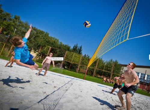 Pískové hřiště na beach volejbal Využití: veřejnost v rámci vstupu na