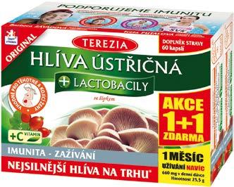 V akci také GS Laktobacily Forte21, 30+10 kapslí, za 227 Kč 184 Kč. -300 Kč Zdravotnický prostředek.