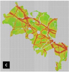 kategorie_h_velikost hrany hexagonu alokační jednotky (units):