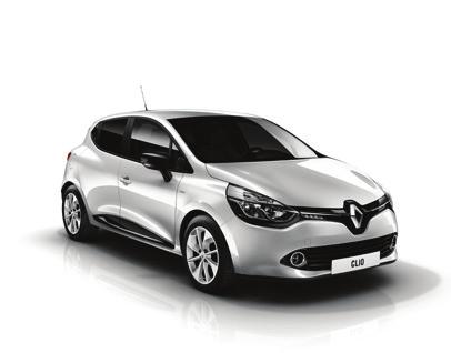 RENAULT CLIO LIMITED Prvky výbavy LIMITED: Disky kol z lehké slitiny 16", design Limited Přední mlhové světlomety Zatmavená zadní okna Manuální klimatizace Volant potažený kůží Multimediální a