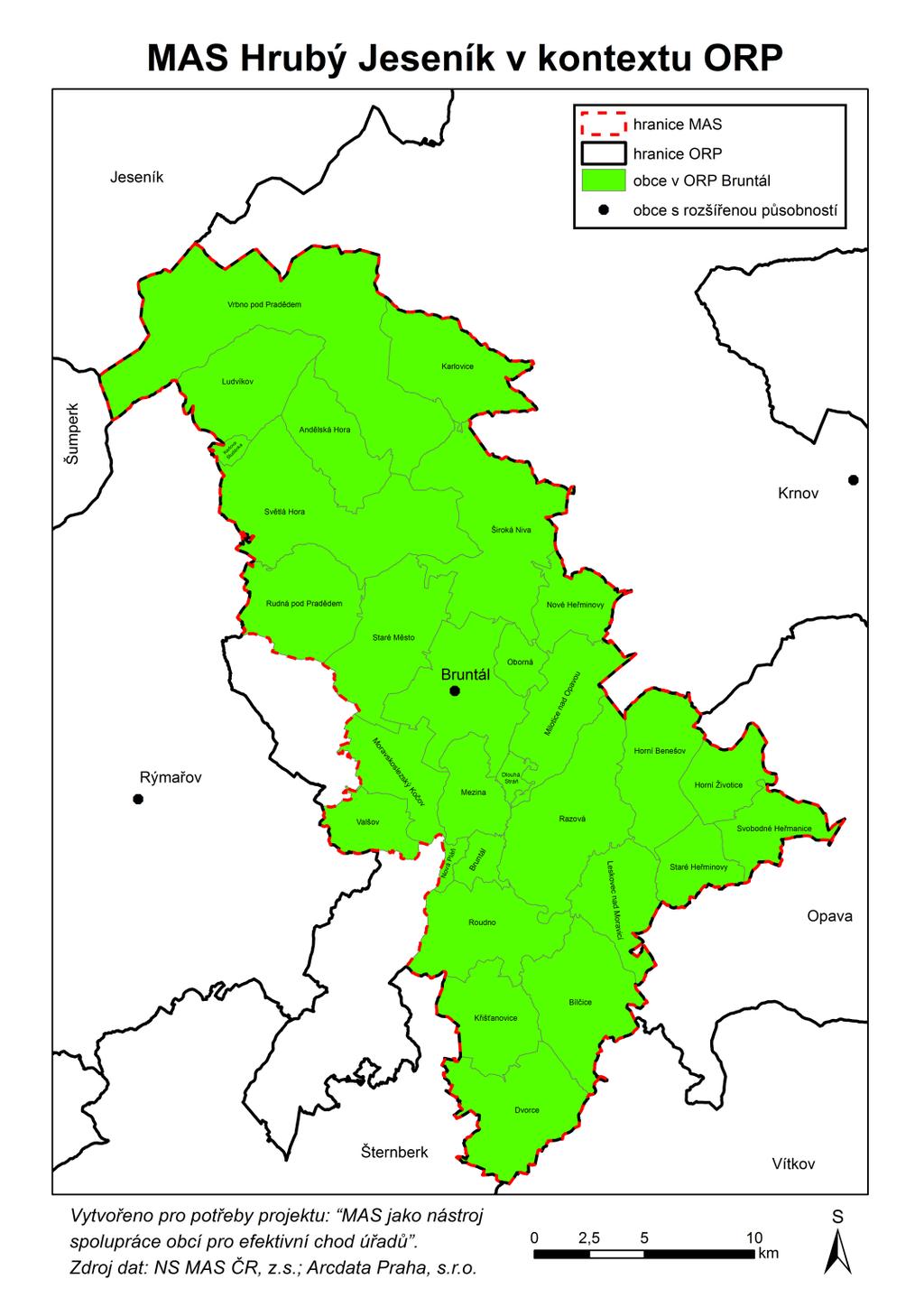 Obrázek 1 Mapa