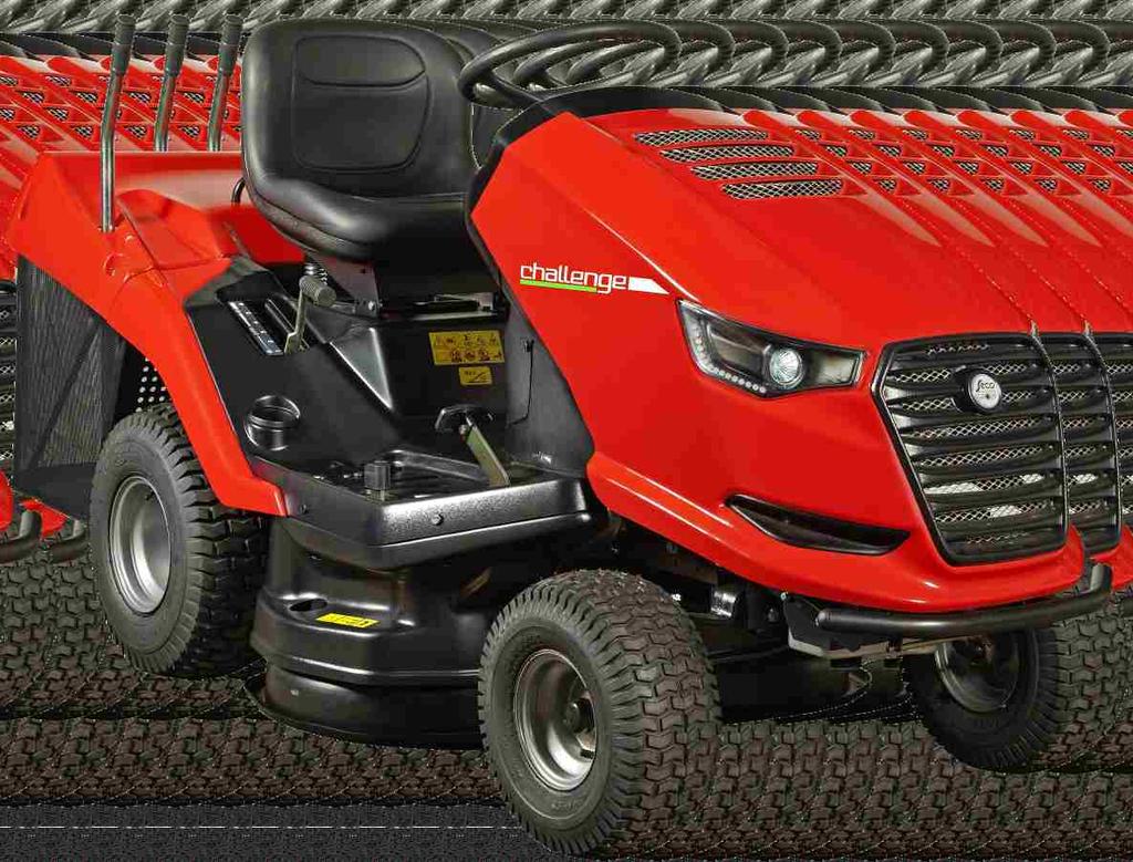 Vysoký komfort a ergonomie Seřizovatelná vůle řízení Sběrný koš o objemu 300 litrů Profesionální motor Briggs & Stratton Professional series, výkon 20 HP Hydrostatický pohon Denní a noční svícení