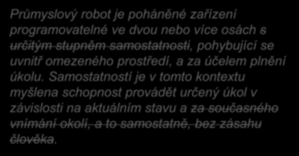 Počátky průmyslové robotiky 50. léta 20.