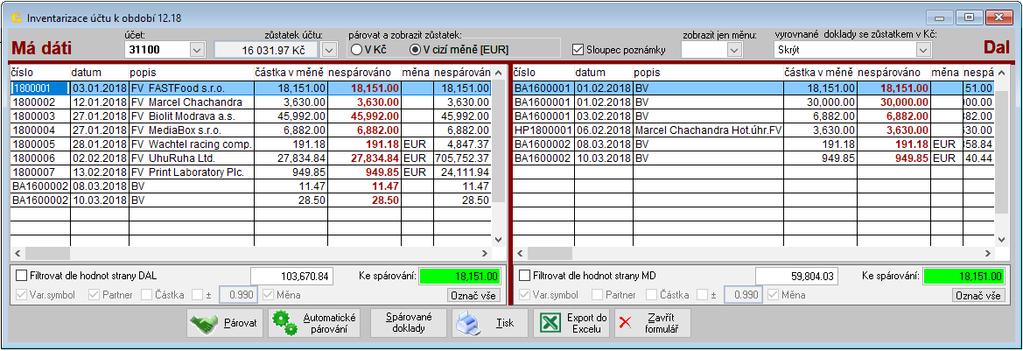 Fyzická inventarizace se používá pro ověření skutečného stavu například u bankovních účtů, pokladen, cenin, zásob, dlouhodobého a drobného majetku a podobně.