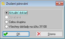 V seznamu nalezněte doklad ze skupiny, v níž chcete provést změnu třeba tak, že ve sloupci číslo napíšete hledané číslo dokladu.