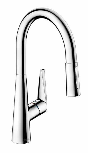 Více svobody pohybu při vaření a mytí. M5116 - H200 Dlouhý, otočný výtok pro větší svobodu pohybu.