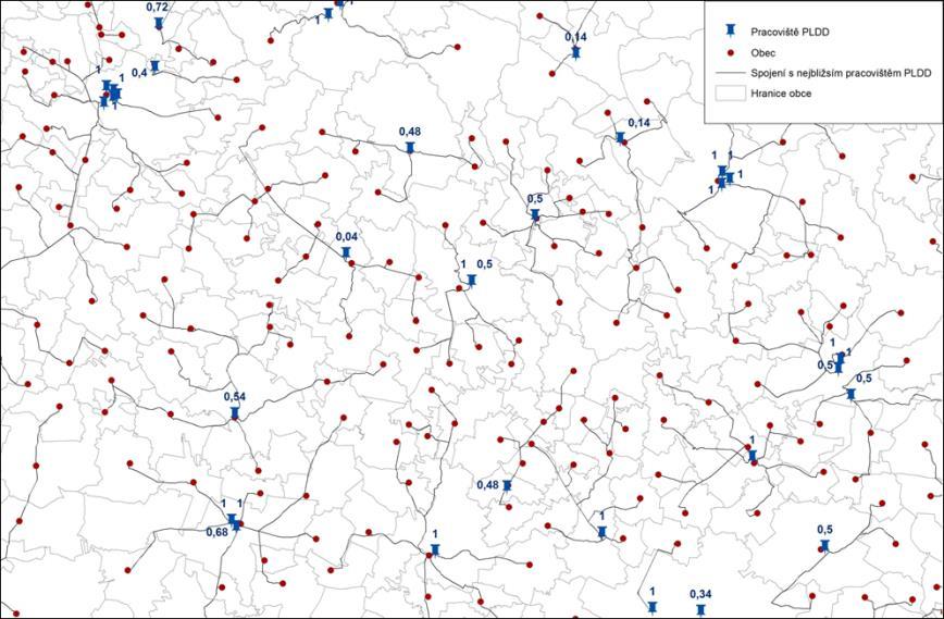 6 Zdrojem dat pro tvorbu silniční sítě byla volně stažitelná databáze OpenStreetMap.