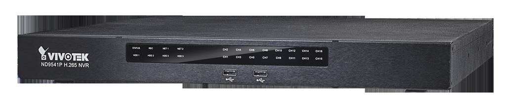 NVR VIVOTEK Vestavěný switch Videovýstup Podporováno ve VAST - centralizace Desktopové i rackové provedení