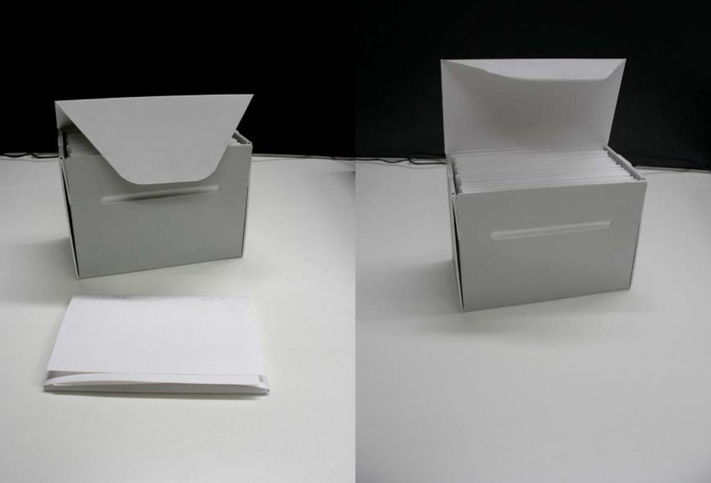 obálek a krabic) : 9x13cm (9x12cm), 10x15cm, 13x18cm jeden méně často se vyskytující formát 6,5x9cm (uložen ve dvou řadách do krabic pro formát 9x13cm.