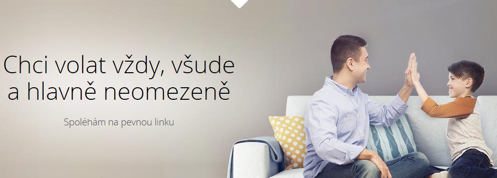 sídlo. Na pevnou linku je možné se vždy spolehnout. Nehrozí výpadky signálu, vybité baterie a funguje i při výpadku elektrické energie. Pevná linka je vždy připravena.