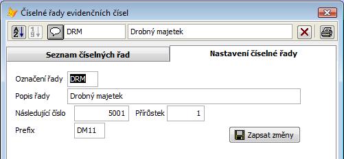 IMw - program evidence majetku - stručný průvodce Strana : 5 Střediska, umístění Majetek je v programu evidován po střediscích, umístěních, odpovědných osobách a v případě, že je drobný majetek