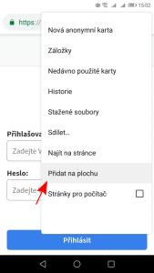 3. Klikněte na možnost Přidat na