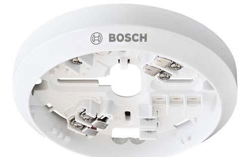 Nové patice s logem Bosch Nové produkty: Typ - MS 400 B Patice s logem Bosch Typ - FAA-420-SEAL Gumová podložka pro vlhká prostředí Popis: Patice hlásičů (FAA-MSK 420, MS 420, MSR 320) budou k