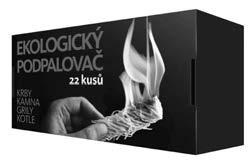 Příslušenství ӏ Podpalovače a čističe skla Ekologický podpalovač S ekologickým podpalovačem rozděláte snadno a rychle oheň