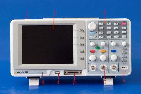 Úvod a seznámení se s předním panelem a uživatelským rozhraním série PDS osciloskopů.
