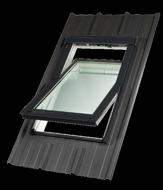 Výrobky z hliníku říslušenství 77 rostupy pro střešní okna rostupy jsou vhodné v kombinaci s izolačním sendvičovým panelem RW, FF anebo u plochých