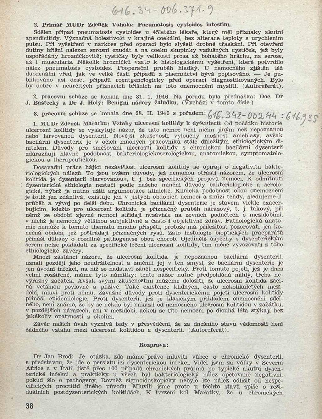 Zprávy společnosti časopisu Gastro-enterologia Bohema z roku