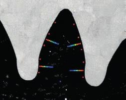 APLIKACE / FURTHER APPLICATION 10 Zobrazení homogenity povrchu Homogenous