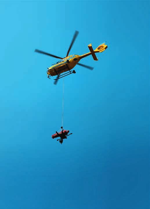 Smyčky a lanyardy Záchrana z vrtulníku, údolí