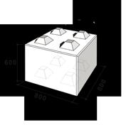 D ma 22mm CB I, CB II 2 672 CB III D ma 22mm 2 501 Beton je nutno specifikovat dle ČSN EN 206 a ČSN EN 13877-1 BETONOVÉ BLOKY dle ČSN EN 15258 Bloky se používají pro výstavbu dělících stěn, boů pro