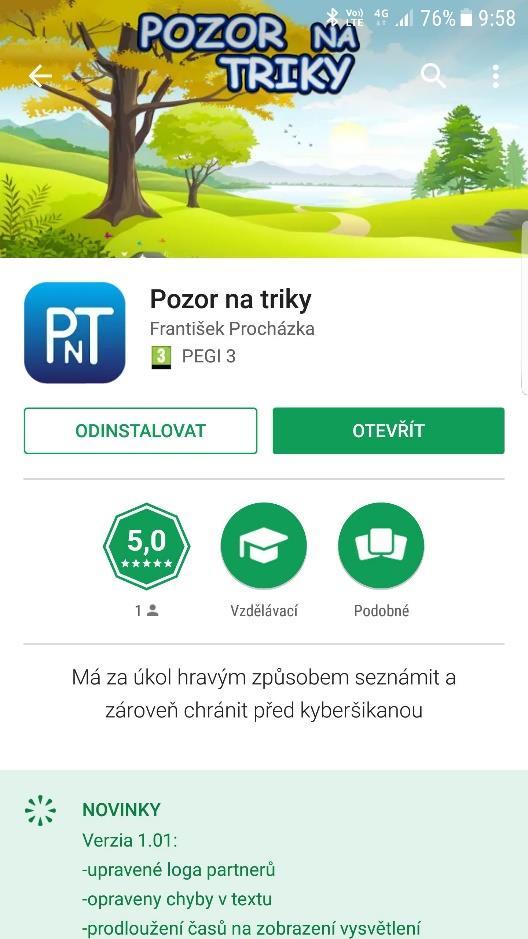 Pozor na