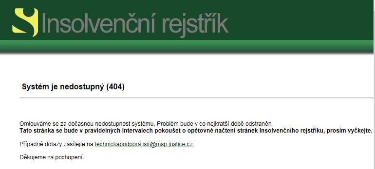 1. ISIR v ESO9 V ESO9 je implementována podpora zpracování Insolvenčního rejstříku, který poskytuje webová služba ISIR (https://isir.justice.cz).