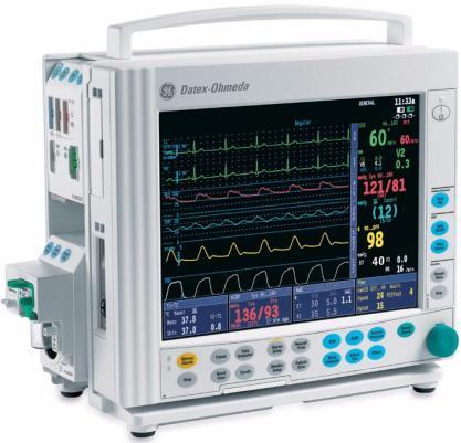 Do softwaru LabChart jsou připojeny samostatné měřící systémy jako Nihon Kohden (Obrázek 9), TranSonic, který měří průtok karotidou, nebo Vigilance VGS snímající CO, a samotný program pouze