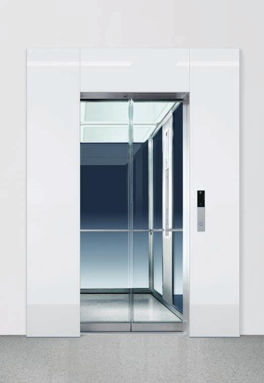 Příslušenství Šachetní dveře s portálem z barveného skla Portál: Barvené sklo