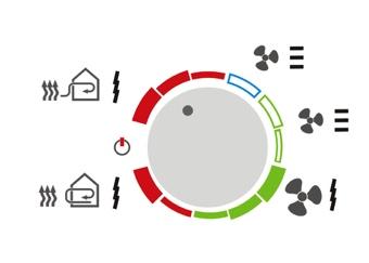 lidský organismus nepostřehnutelný) k vyrovnávání tlaku dochází z důvodu zvýšení účinnosti systému. Provozní režimy. Ohřev, větrání, chlazení.