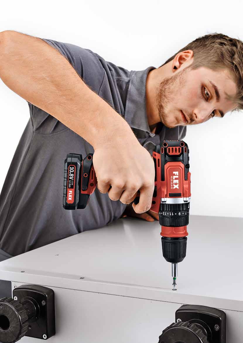 www.flex-tools.cz S točivým momentem 58 Nm nejsilnější ve své třídě! TECHNICKÉ ÚDAJE PD 2G 10.8-EC DD 2G 10.