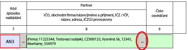 4.3.3 Odebrání partnera Partnera můžete ze svého seznamu odebrat (smazat) buď přímo v Příloze Seznam partnerů (viz kapitola 4.3.4) nebo opět vyvoláním okna Výběr partnera.