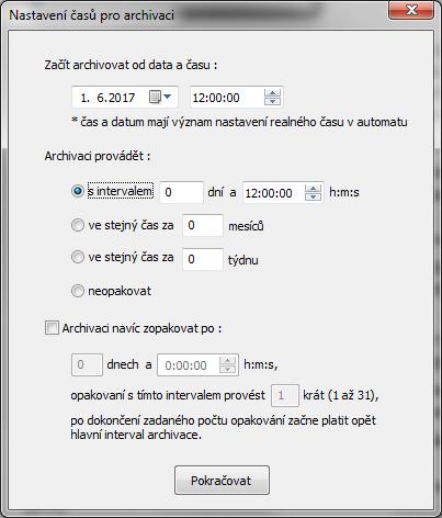 Nakonec budeme programem vyzváni k zadání jména CSV souboru archivu, aby následně došlo i k vytvoření takového souboru. Jde o soubor pro uložení získaných záznamů z archivu.