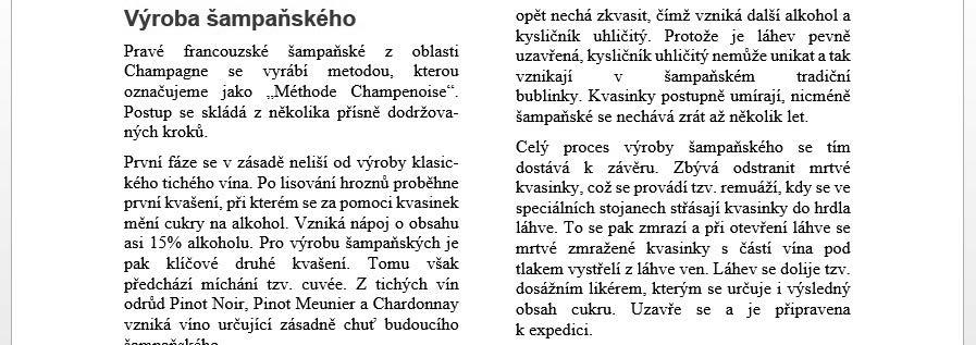 Připomeneme-li si ještě obecný postup při vytváření dokumentu, který je popsán na úvodních stránkách této kapitoly, odpovídá tento výklad o ručním nastavení vlastností odstavce kroku 4 postupu