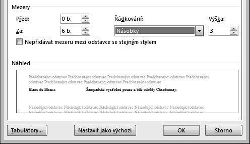 2. Stiskněte a podržte tlačítko myši. 3. Přetáhněte posuvník na požadovanou pozici.