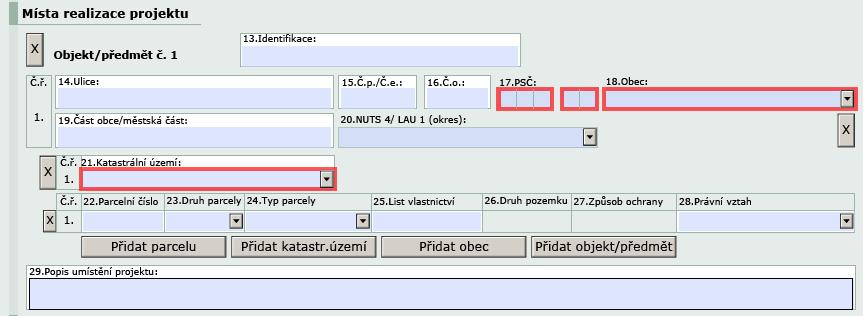 Formulář ŽoD Automatický výpočet data předložení ŽoP na