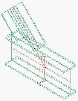 Styky se středovými značkami Panel (flyout) x Středové značky panelu Přípoje obsahuje nástroje pro vytvoření středových značek.