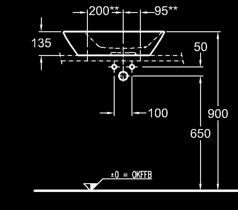 umývadlovými doskami 60, 140 cm a skrinkami pod