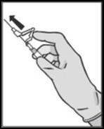 Vytlačte přebytečný plyn z injekční stříkačky. Podávejte jako pomalou nitrosvalovou injekci (1-2 minuty/injekci) do hýžďového svalu (musculus gluteus).