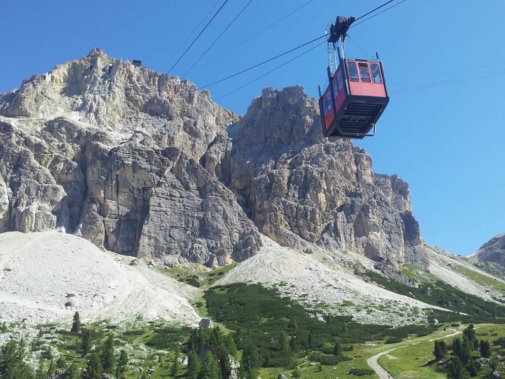 na Marmoladu 3342 m, nejvyšší horu a královnu Dolomit. Nedaleko Osarium, památka na 1. sv. válku. CANAZEI rekreační středisko ležící pod nejznámějšími průsmyky.