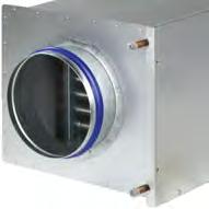.1 X X testregistrierung Výměník tepla Typ Pro dohřev vzduchu v kruhovém potrubí Kruhový teplovodní výměník